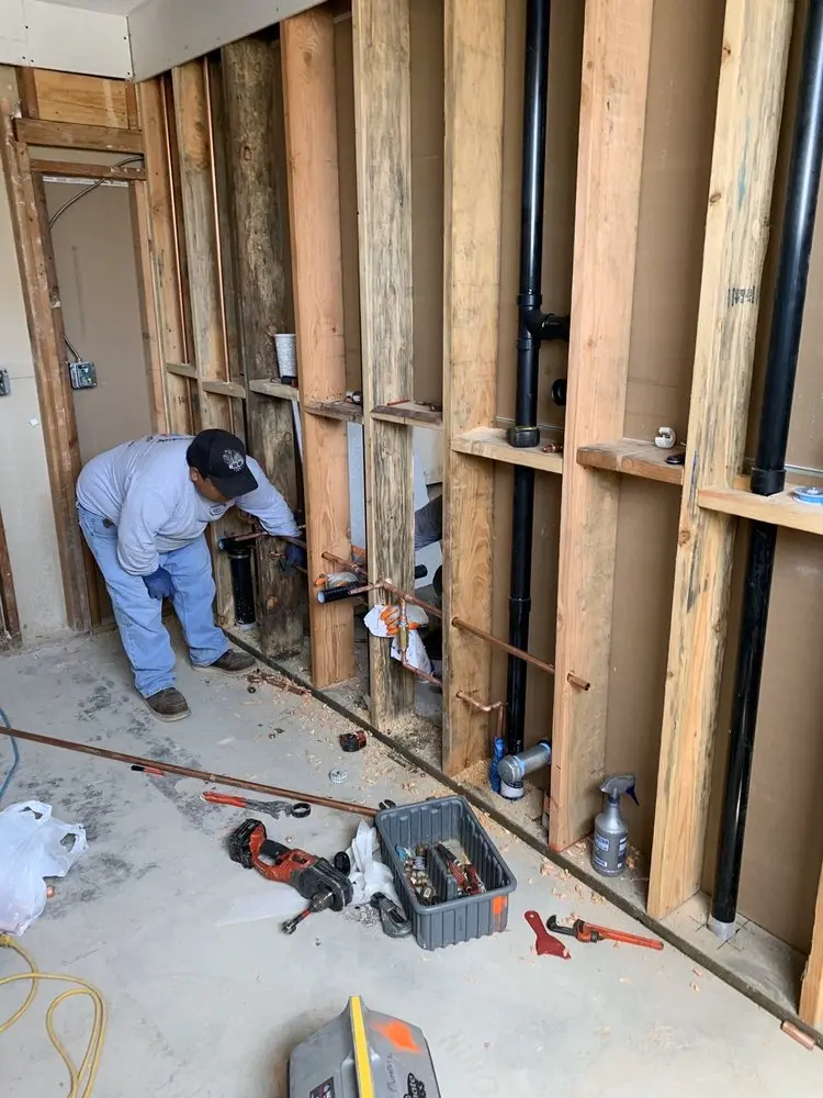 Commercial rough-in plumbing for Water Heater Replacement in North Haledon